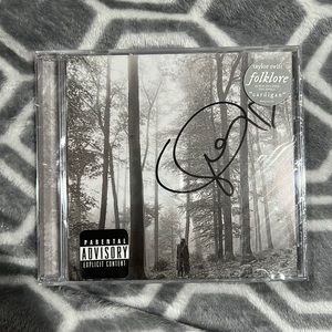 Taylor Swift signed copy of folklore